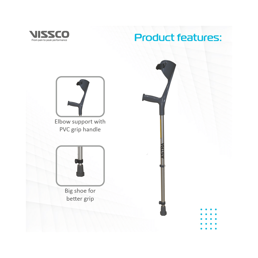 Vissco 0904CC Champ Plus Elbow Crutch Universal - Image 3