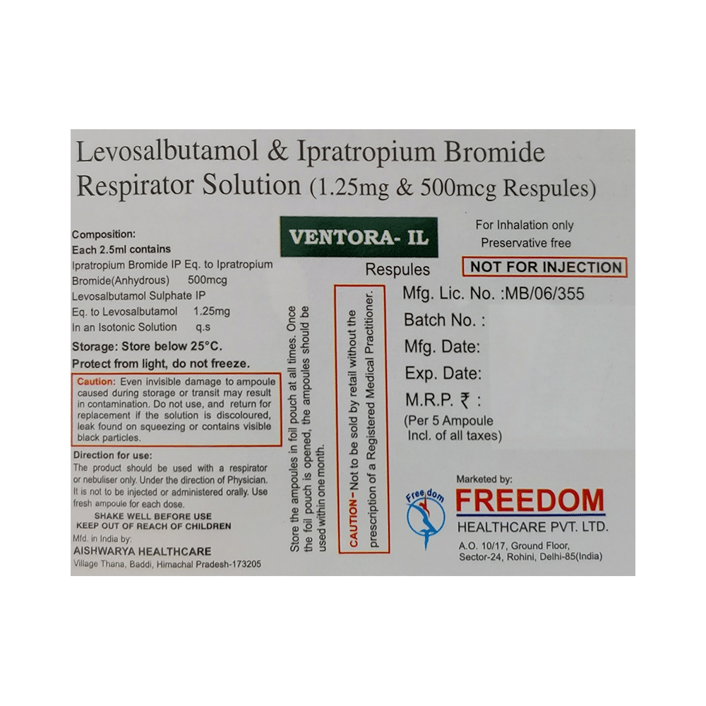 Ventora-IL Respules (2ml Each) - Image 2