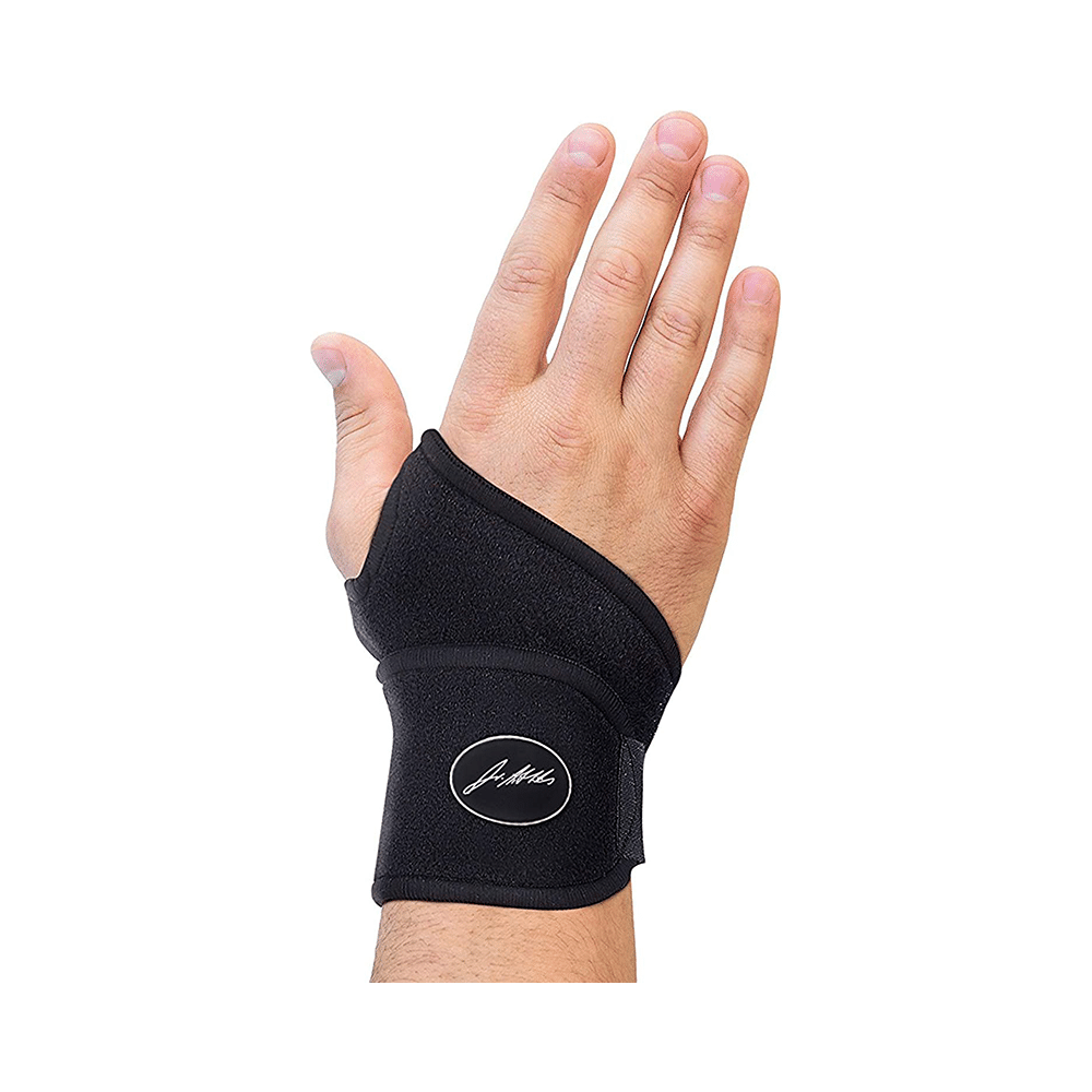 Dr. Arthritis Premium Copper Lined Wrist Support/ Strap/ Brace & Doctor Written Handbook Single Black - Image 11