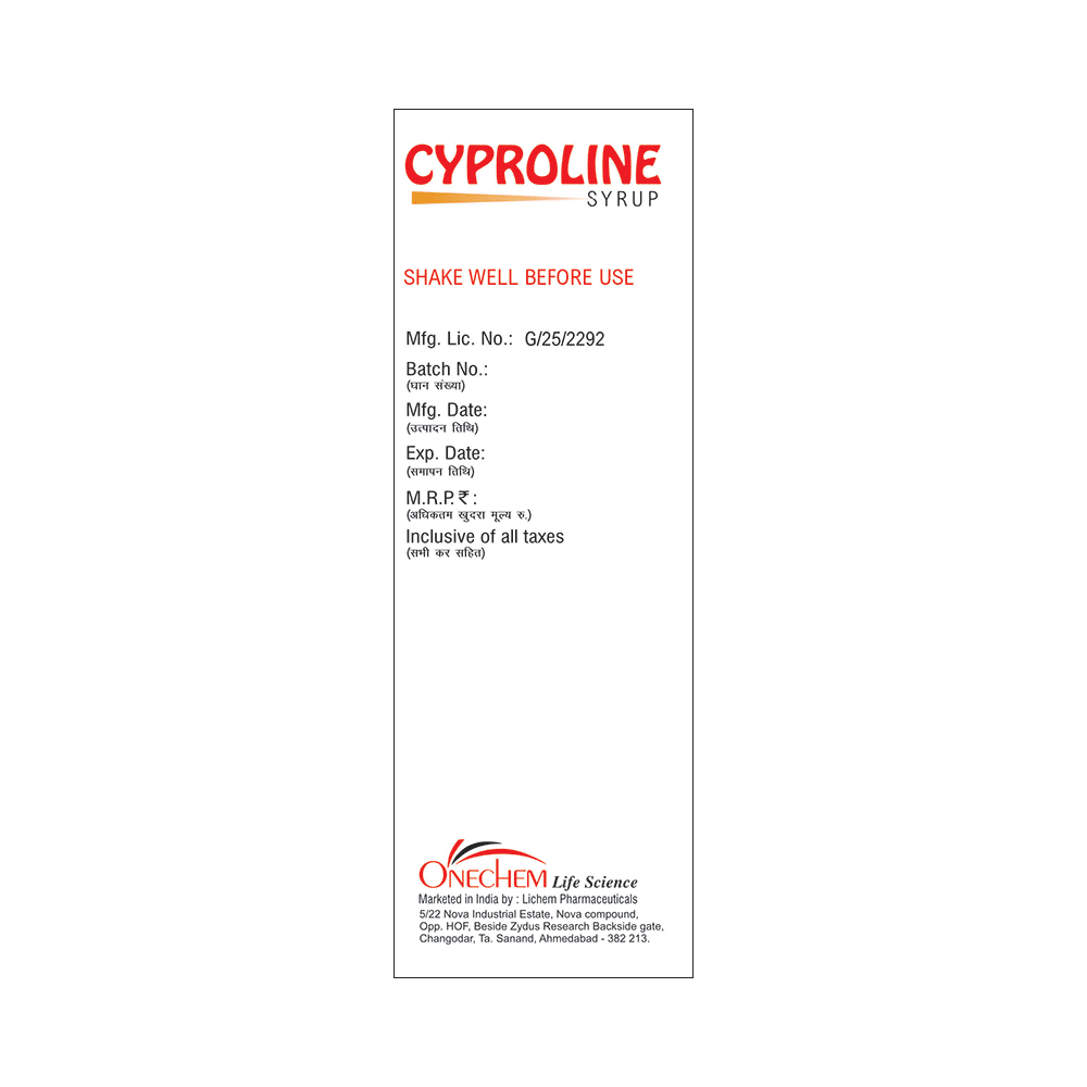 Cyproline Syrup Sugar Free - Image 3