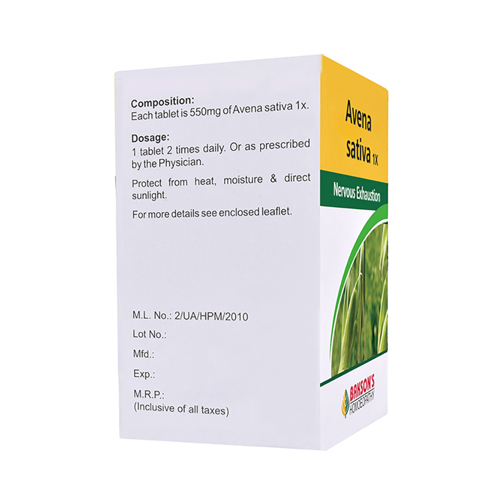 Bakson's Homeopathy Avena Sativa 1X - Image 2