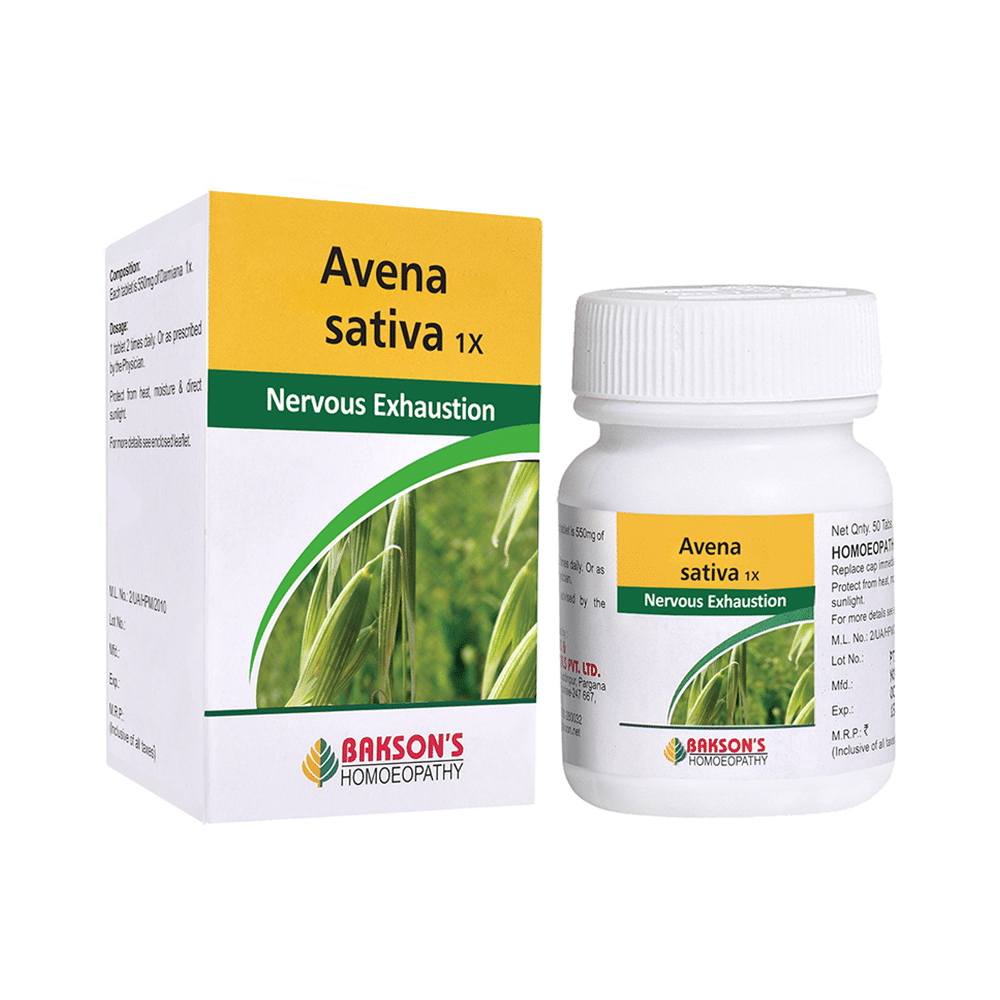 Bakson's Homeopathy Avena Sativa 1X - Image 1