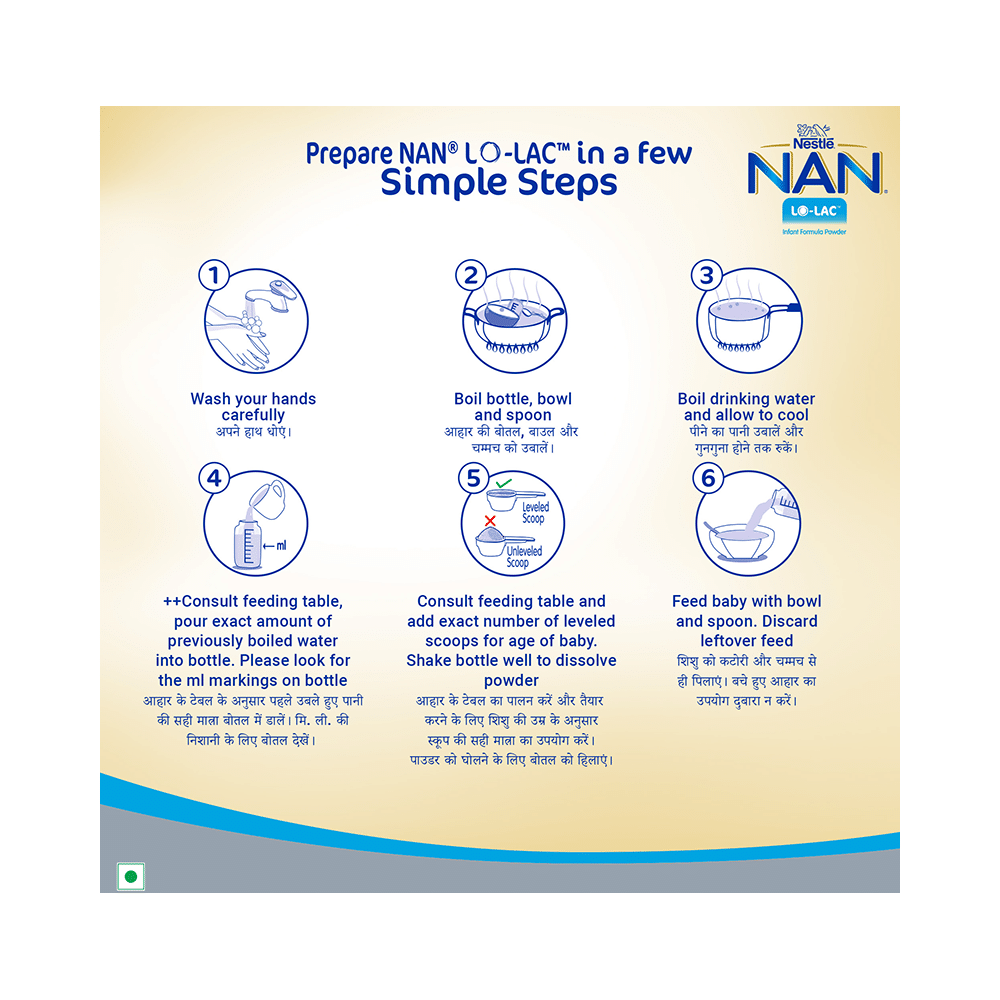 Nestle NAN LO-LAC Infant Formula Powder (Bag in Box Pack Powder - Image 9