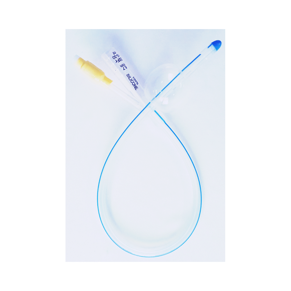 L Med 100% Silicone Foley Ballon 2 Way Catheter 20FR - Image 2
