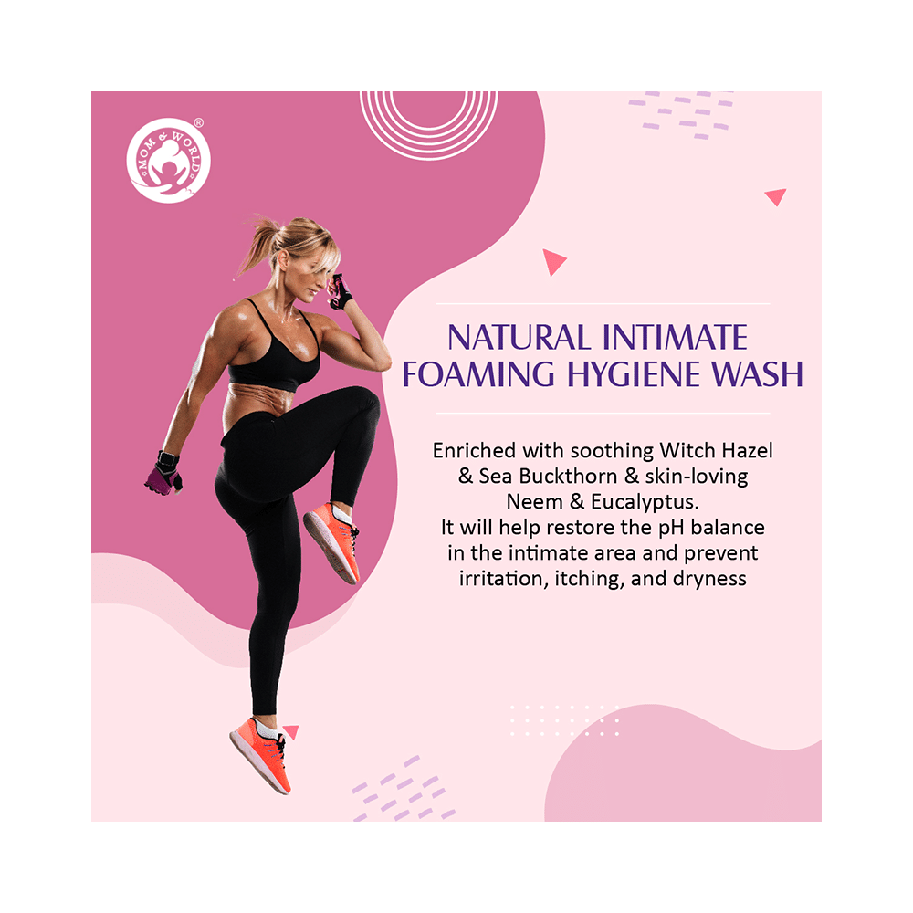 Mom & World Combo Pack of Reusable Menstrual Cup Large, Natural Hygiene Intimate Spray 100ml and Intimate Foaming Hygiene Wash 120ml - Image 9