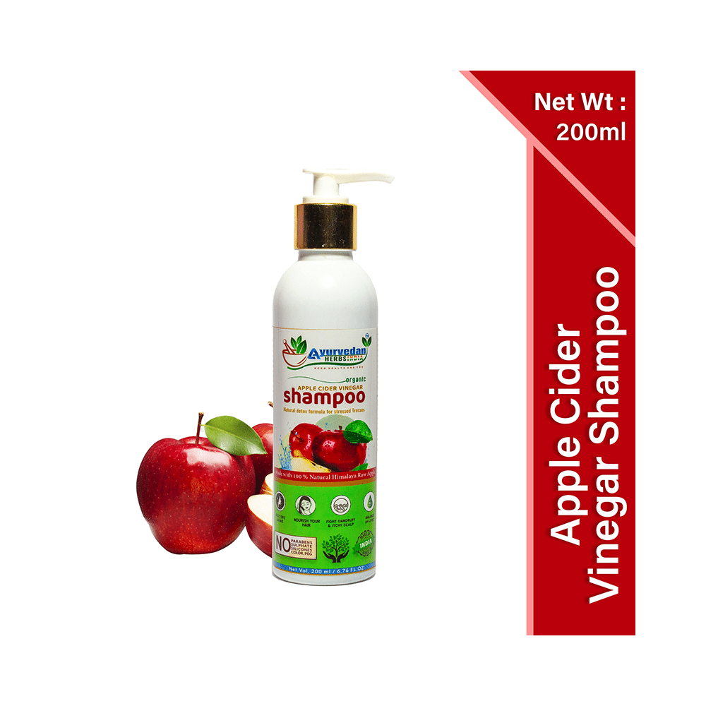 Ayurvedan Herbs India Apple Cider Vinegar Shampoo - Image 2