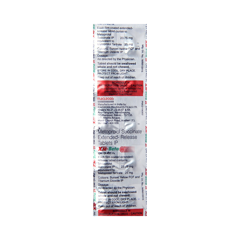 XM Beta 25mg Tablet - Image 3