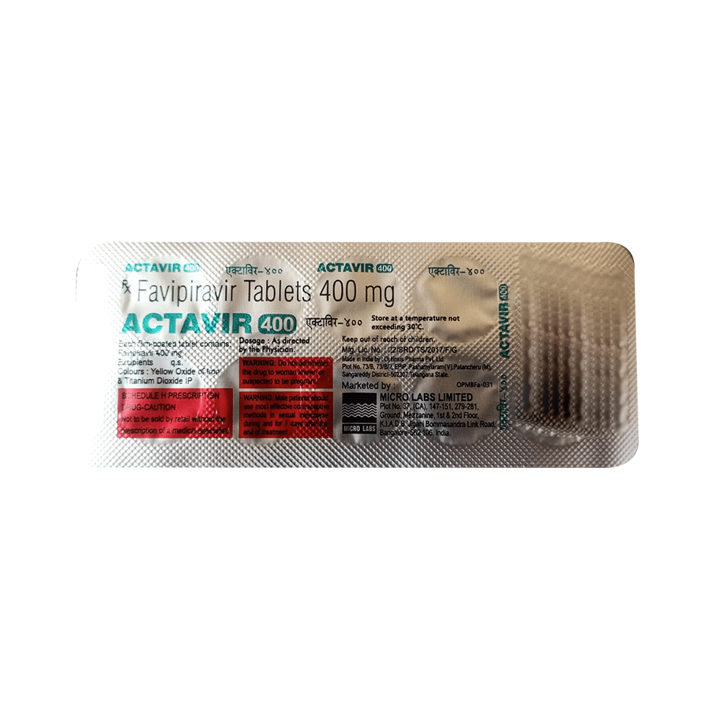 Actavir 400 Tablet - Image 1