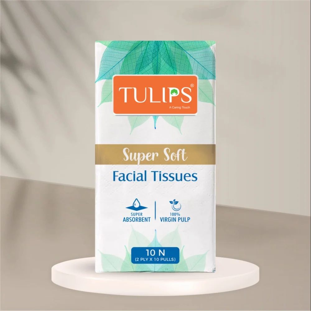 Tulips Super Soft Facial Tissues - Image 1