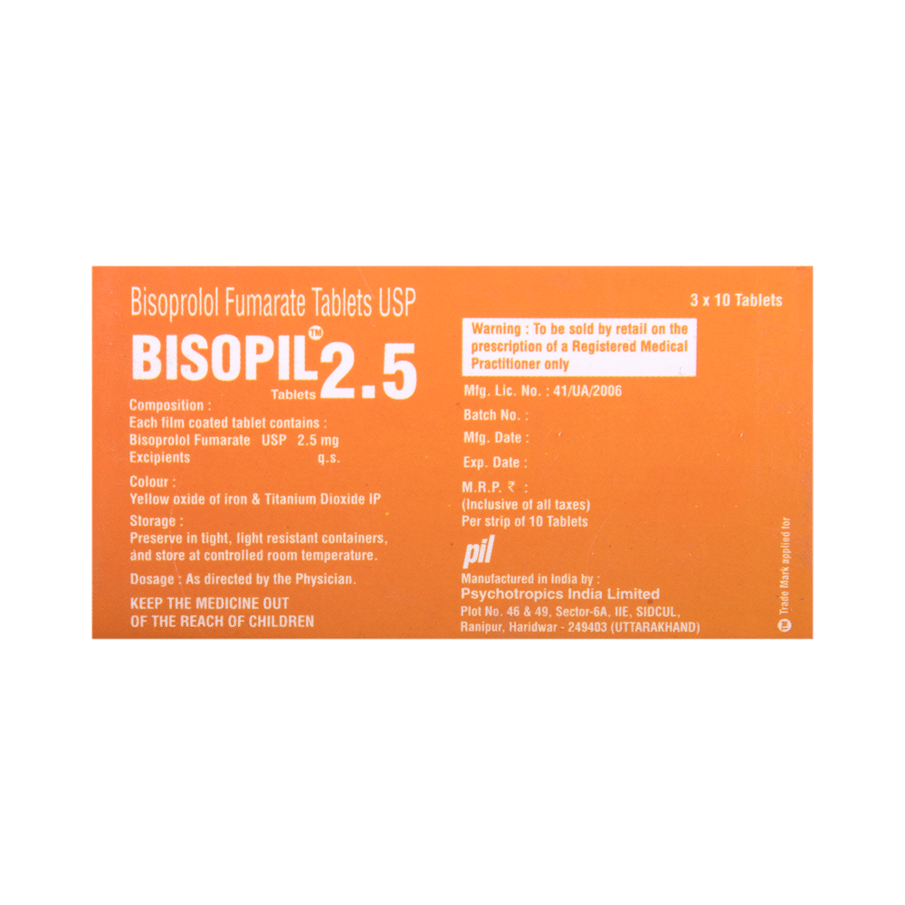 Bisopil 2.5 Tablet - Image 3