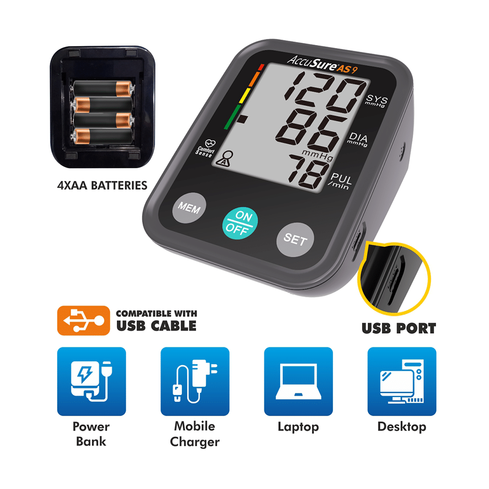 AccuSure AS9 Blood Pressure Monitor - Image 4