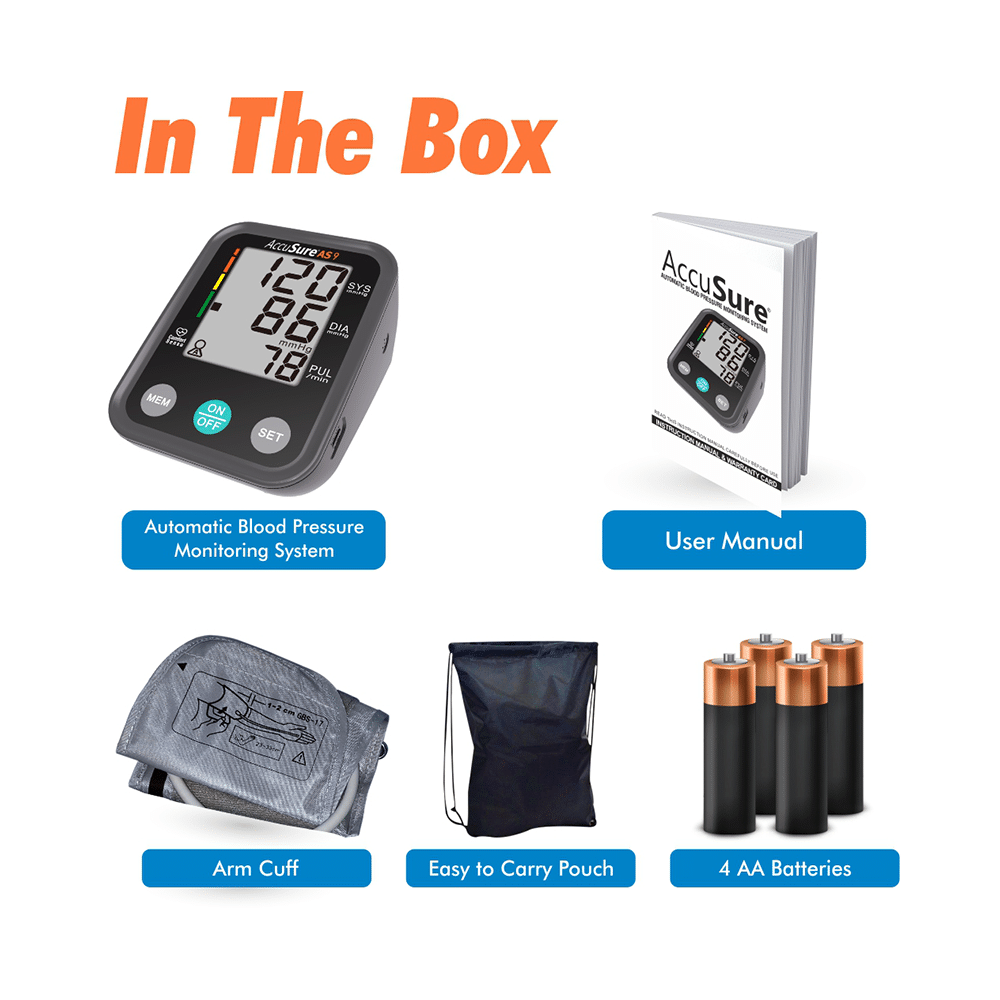 AccuSure AS9 Blood Pressure Monitor - Image 3