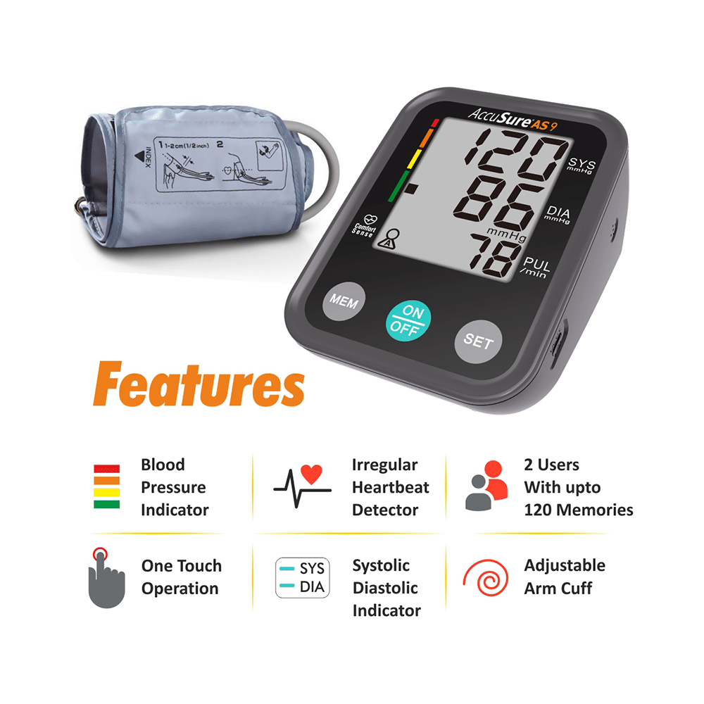 AccuSure AS9 Blood Pressure Monitor - Image 6