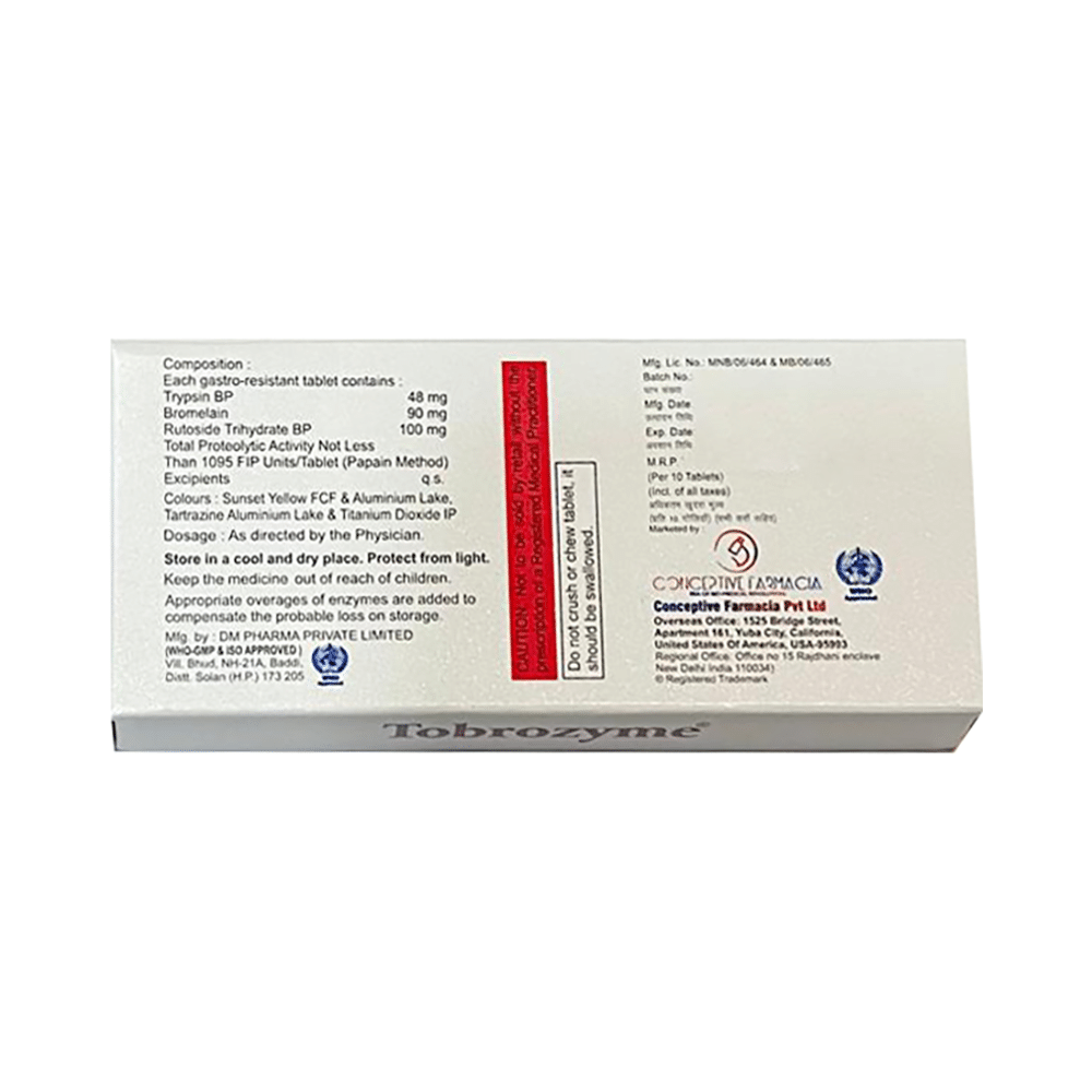 Tobrozyme Tablet - Image 2