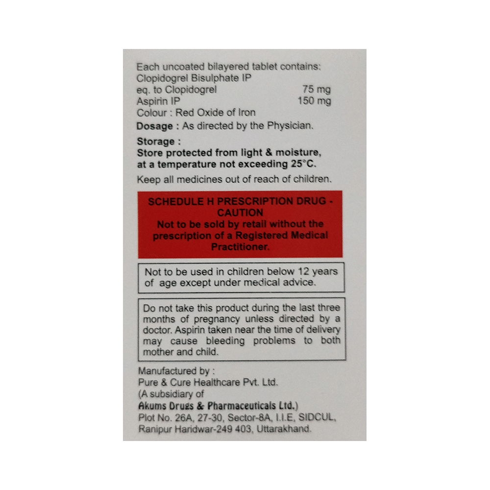 Clopicaid-A 150 Tablet - Image 2