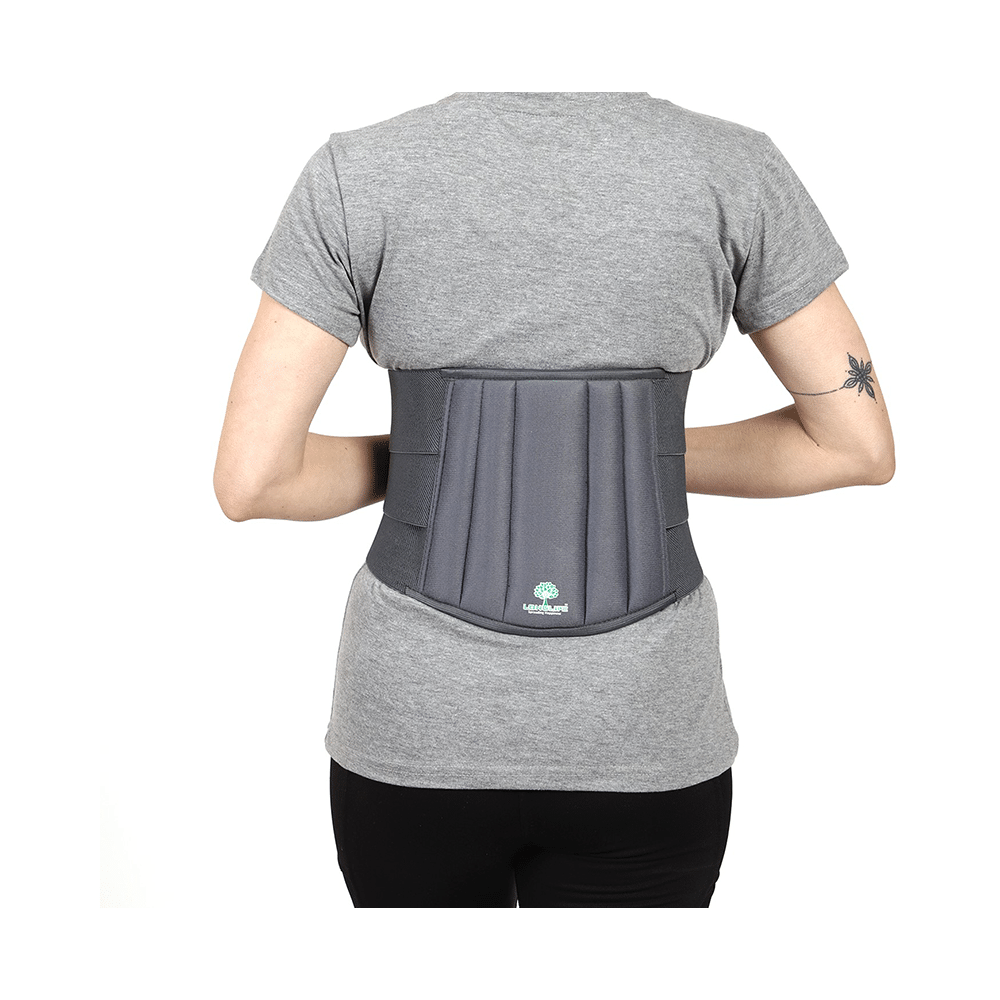Longlife Contured Lumbar Support Belt XL Grey - Image 1