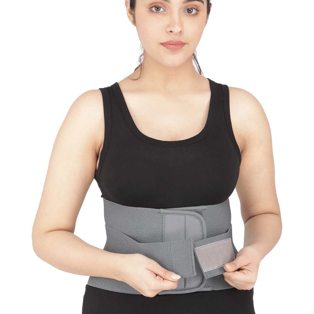 Longlife Contured Lumbar Support Belt XL Grey - Image 5