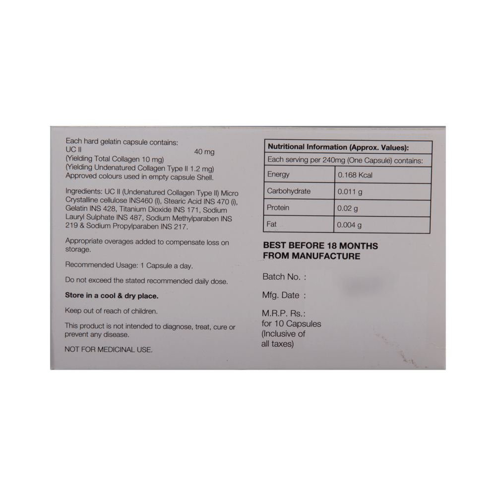 Rejoint UC Undenatured Type II Collagen Capsule - Image 3