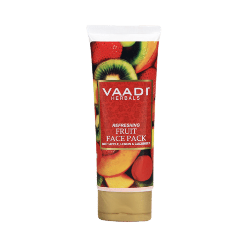 Vaadi Herbals Refreshing Fruit Face Pack with Apple, Lemon & Cucumber - Image 1