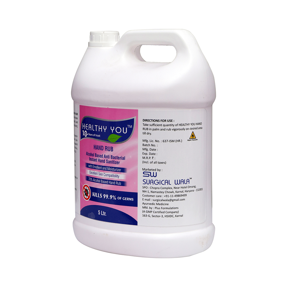 Healthy You Hand Rub Sanitizer Pink - Image 2