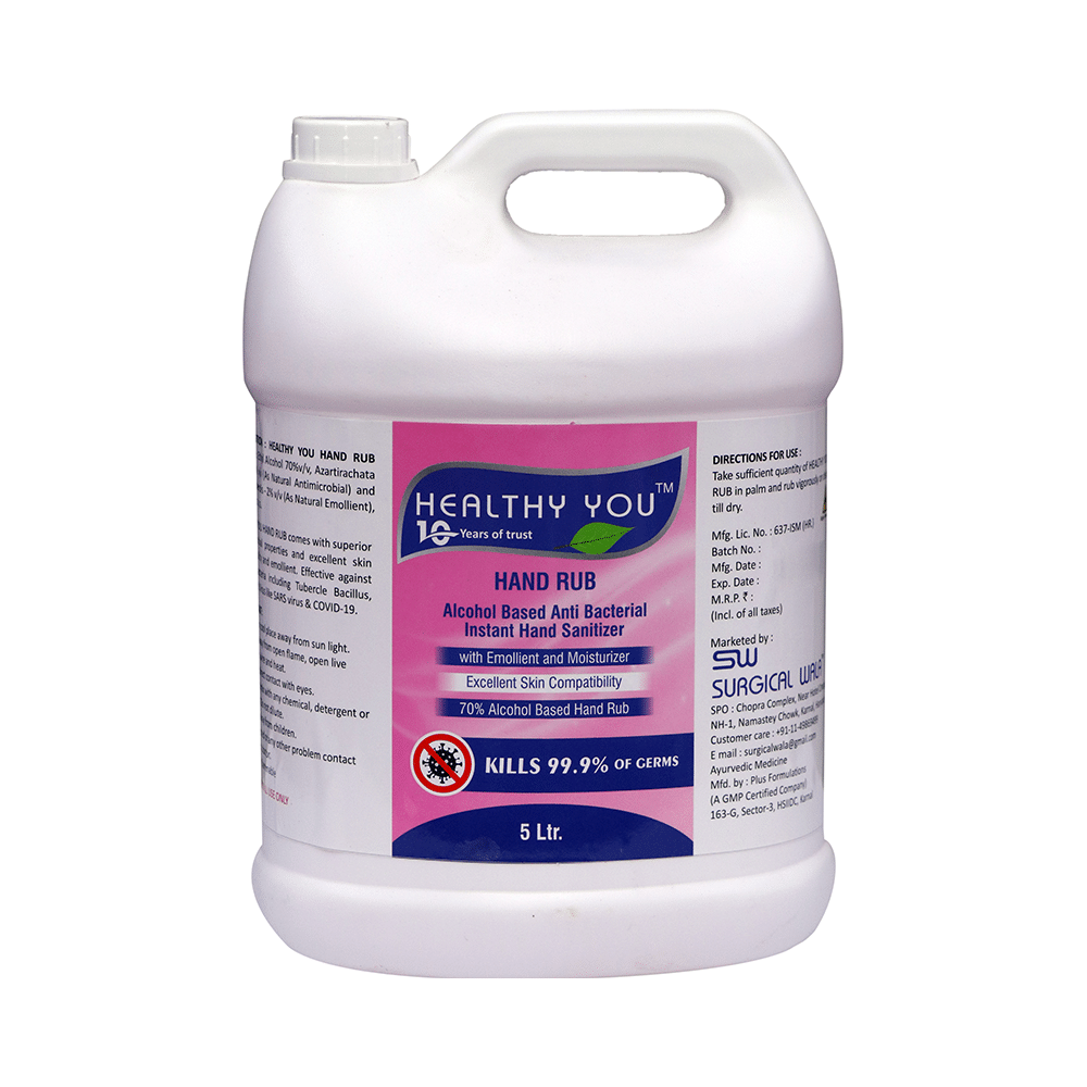 Healthy You Hand Rub Sanitizer Pink