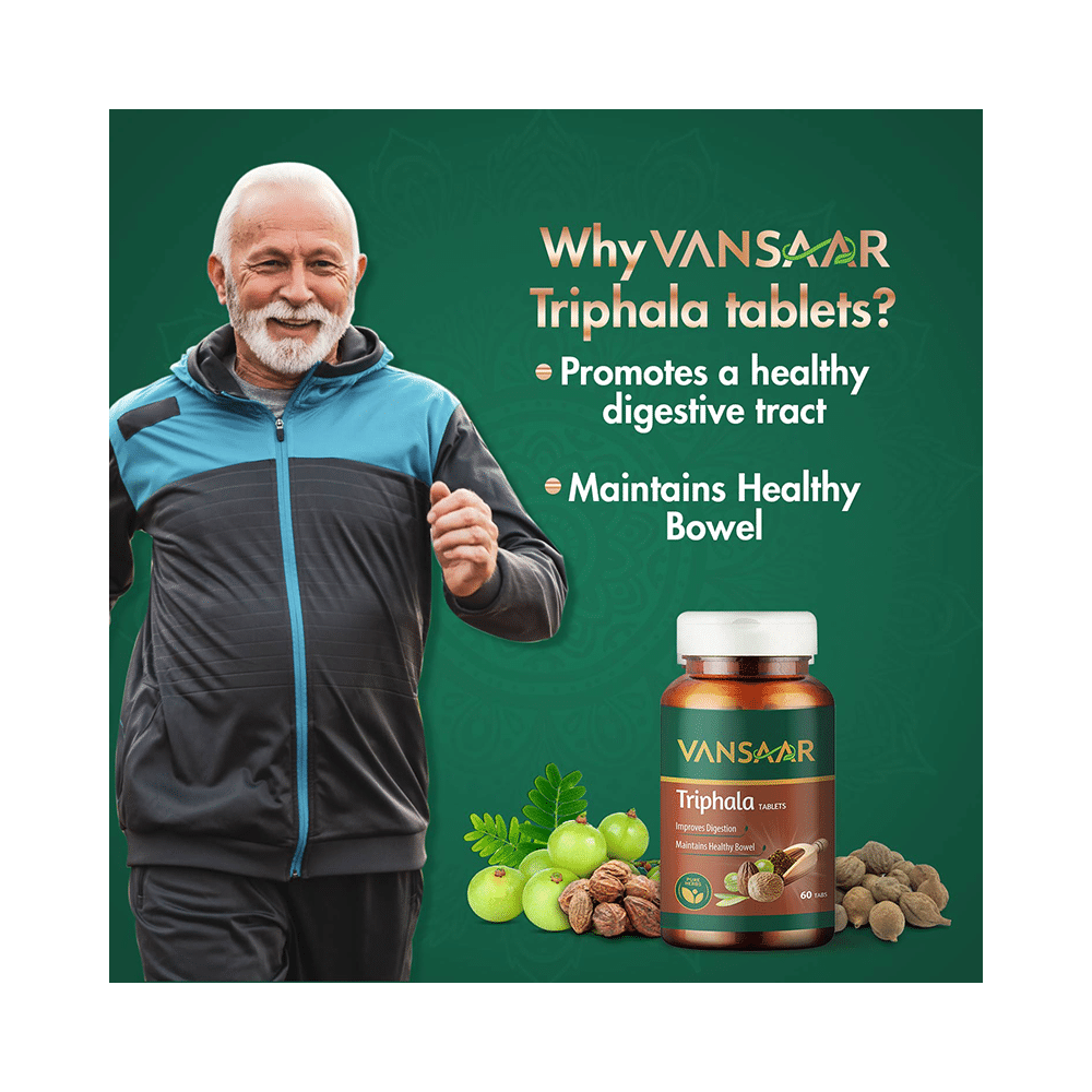 Vansaar Triphala Tablets | Supports Bowel Wellness | Relieves Constipation & Indigestion - Image 4