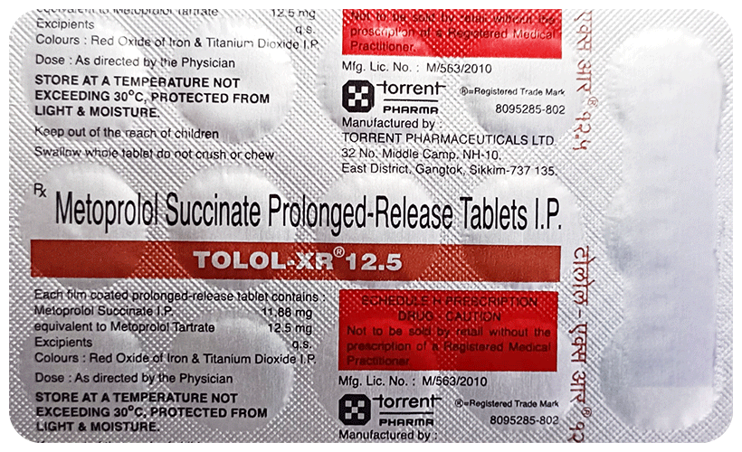 Tolol-XR 12.5 Tablet - Image 2