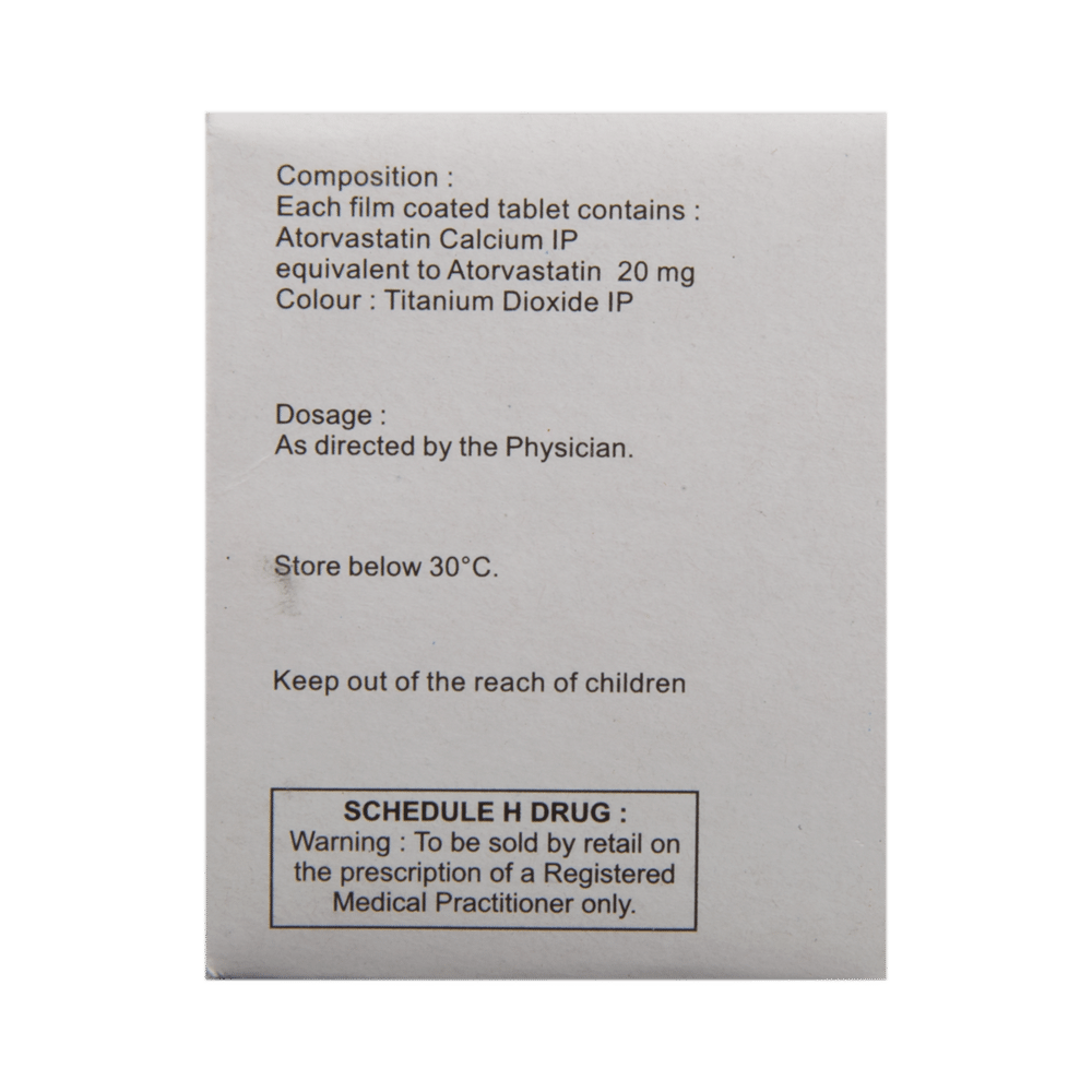 Atorfit 20 Tablet - Image 3