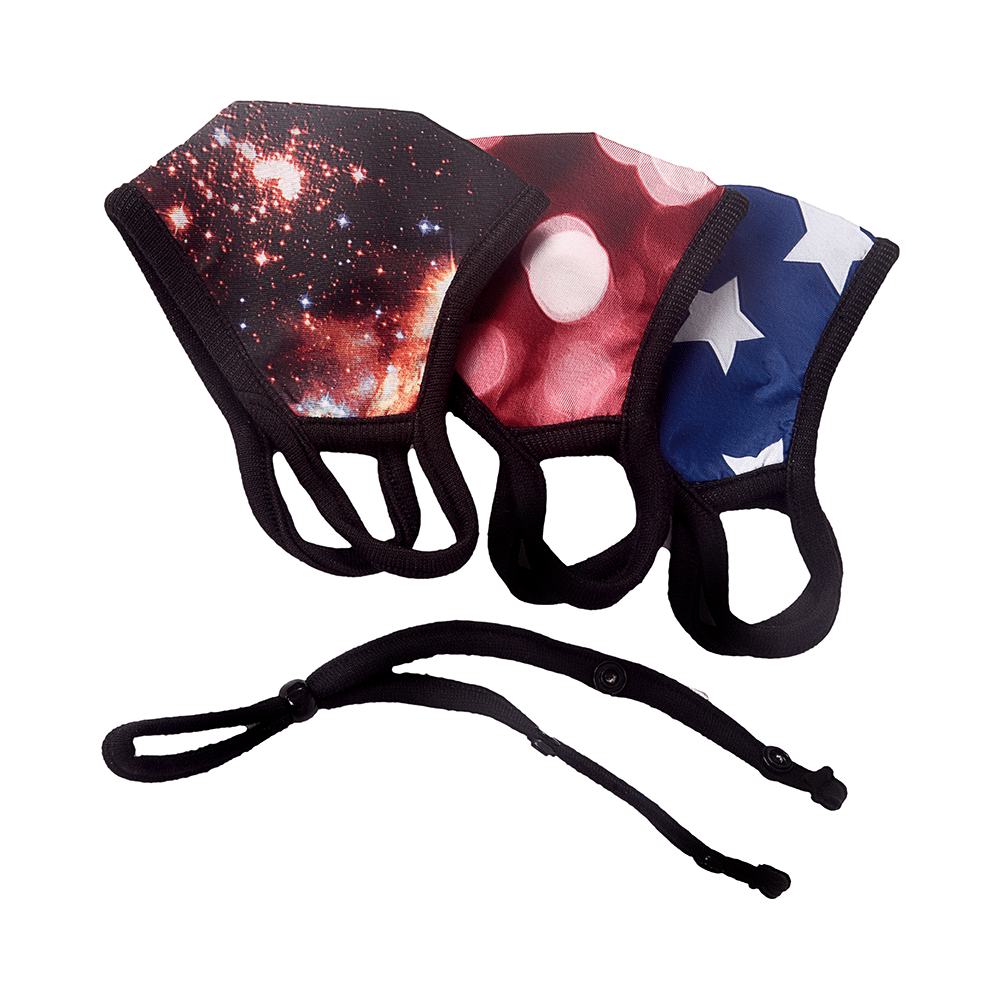 Advind Healthcare Smog-Guard N99 Pollution Mask for Kids Small without Valve Galaxy Design, Star Design & Red Polka Design - Image 8