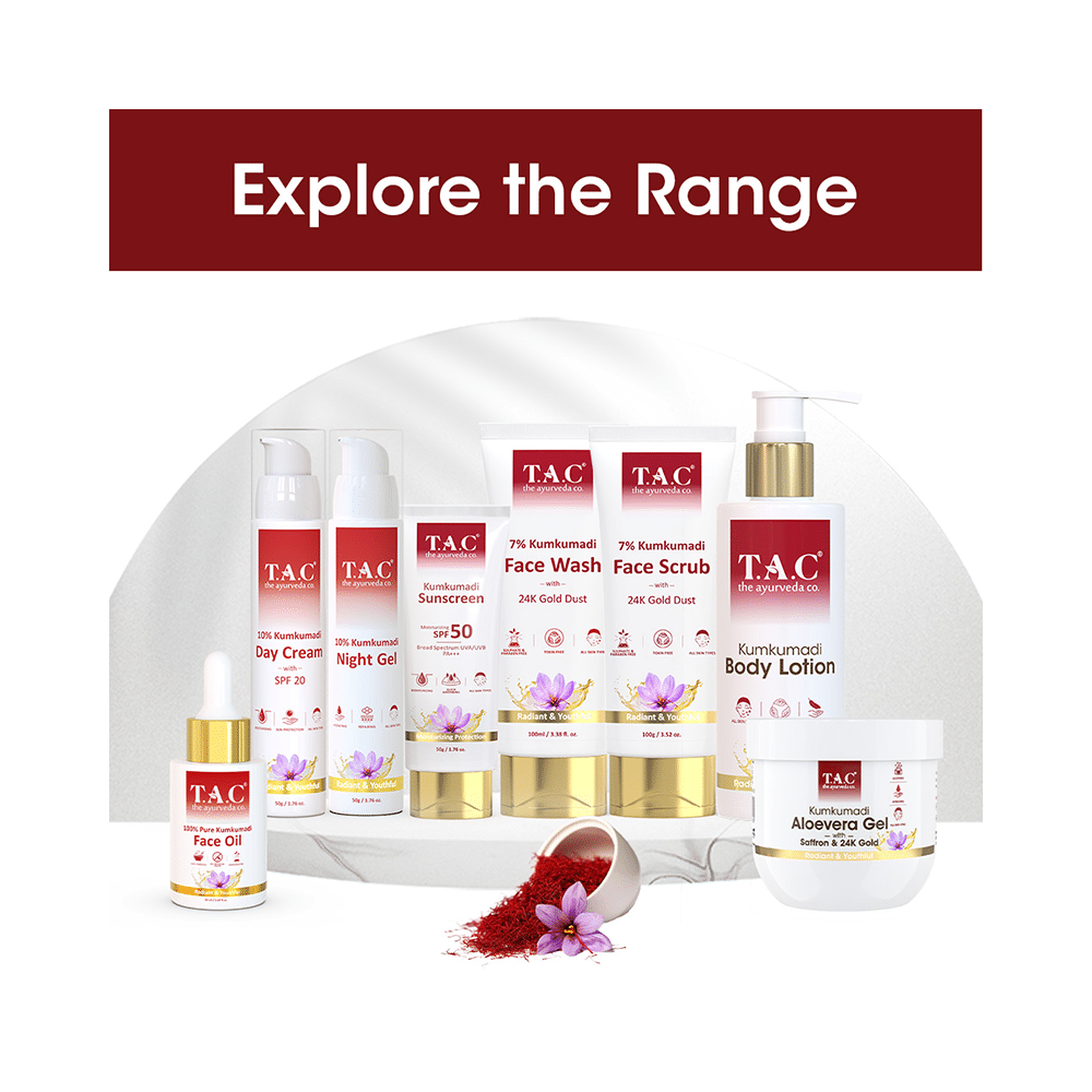TAC The Ayurveda Co. 100% Pure Kumkumadi Face Oil - Image 9