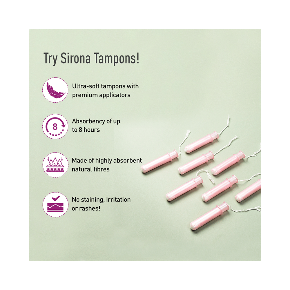 Sirona Premium Applicator Normal Flow Tampons - Image 6