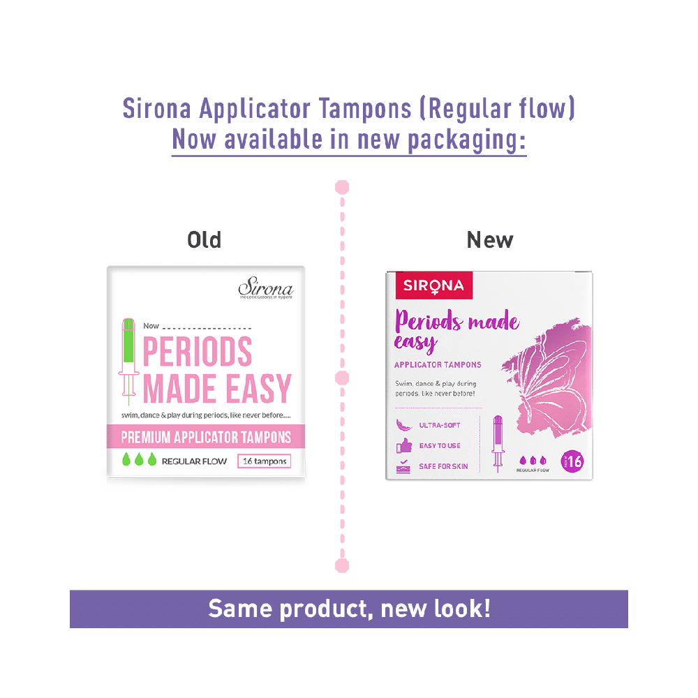 Sirona Premium Applicator Normal Flow Tampons - Image 3