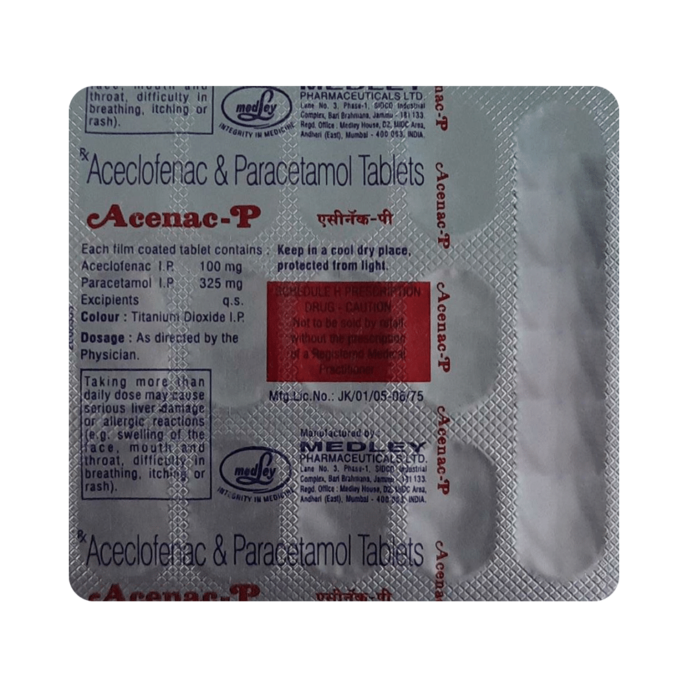 Acenac-P  Tablet - Image 1