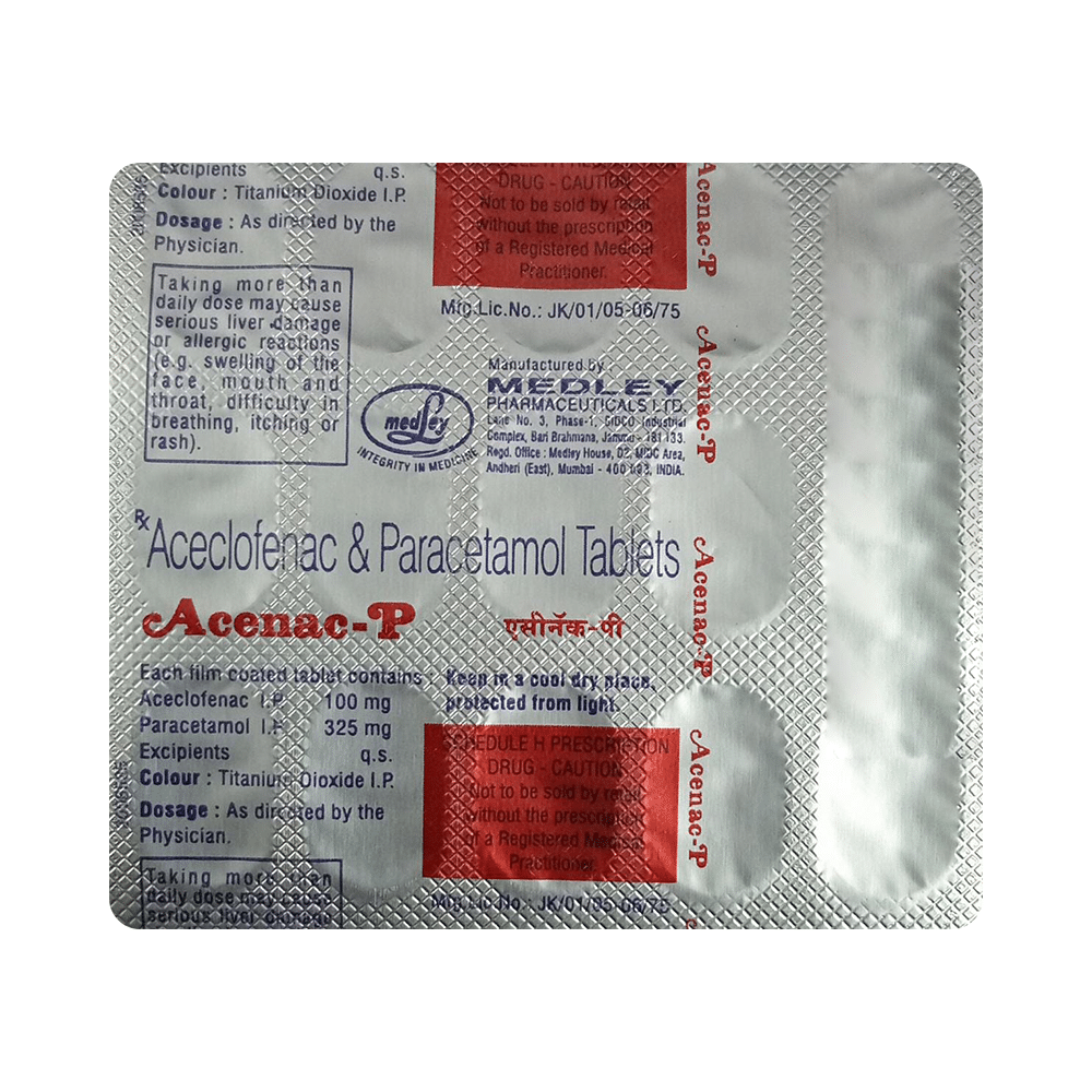 Acenac-P  Tablet - Image 3