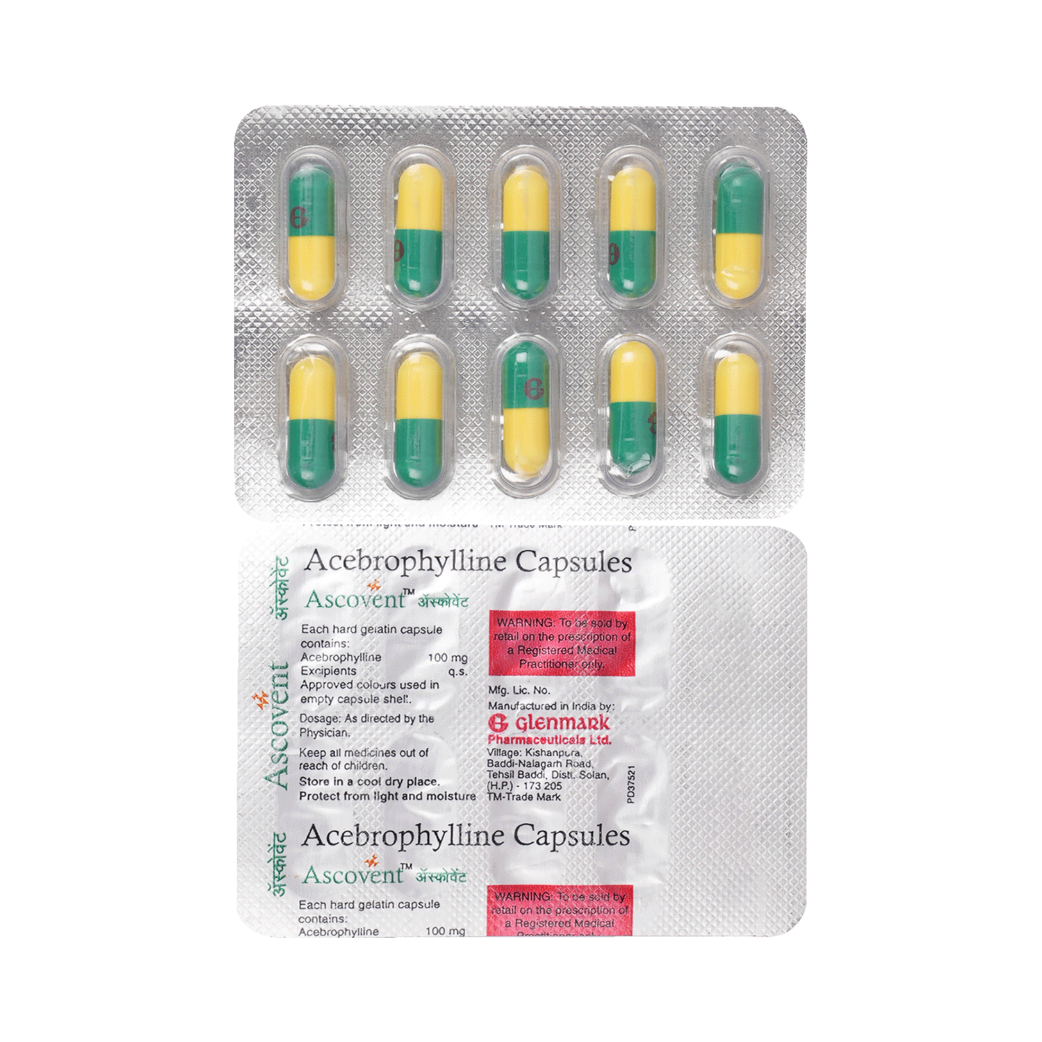 Ascovent 100mg Capsule