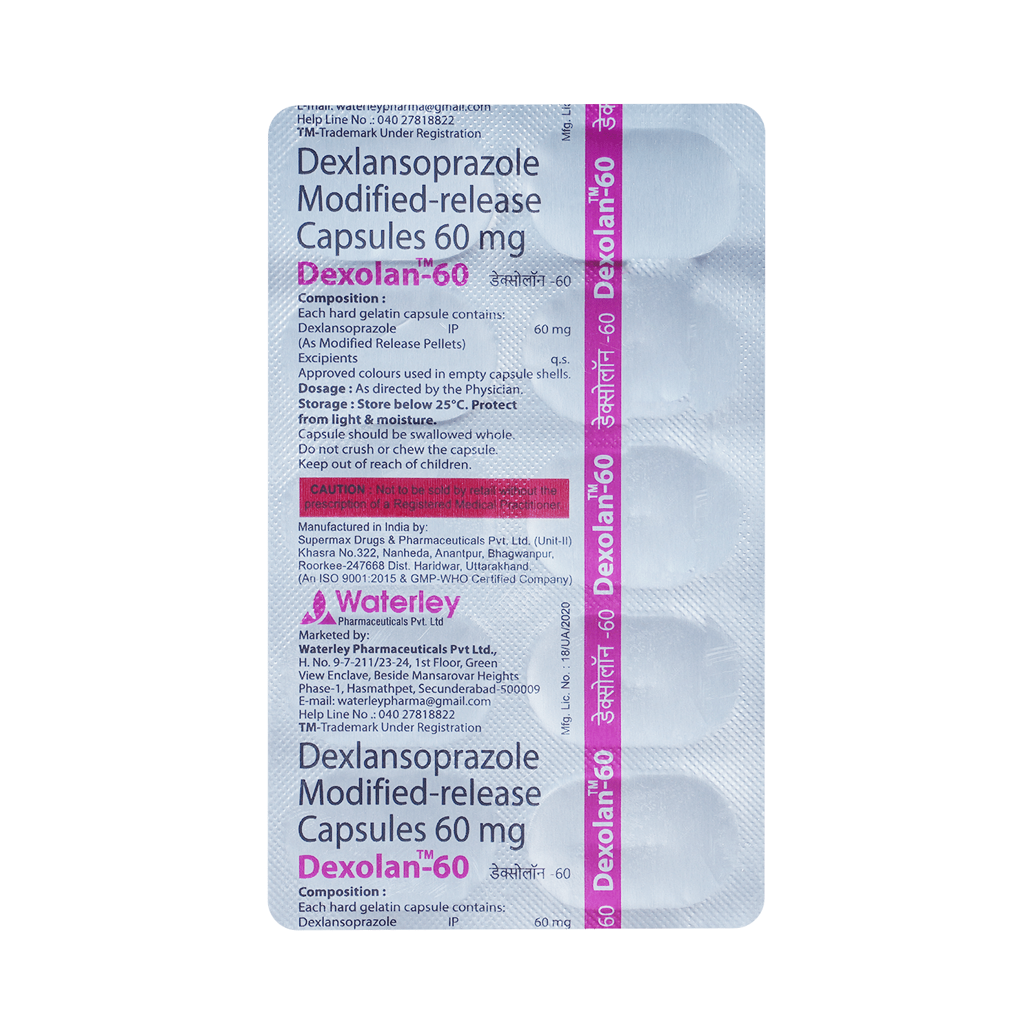 Dexolan 60mg Capsule MR - Image 5