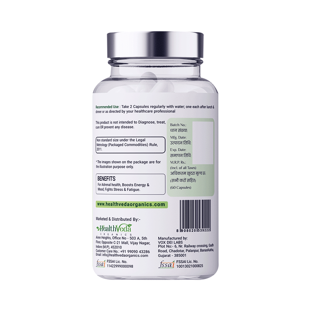 Health Veda Organics Performance Timer for Men Veg Capsule - Image 3