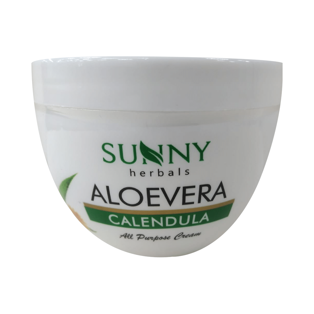 Sunny Herbals Aloevera Calendula Cream with Aloevera Calendula Intensive Night Cream Free - Image 2