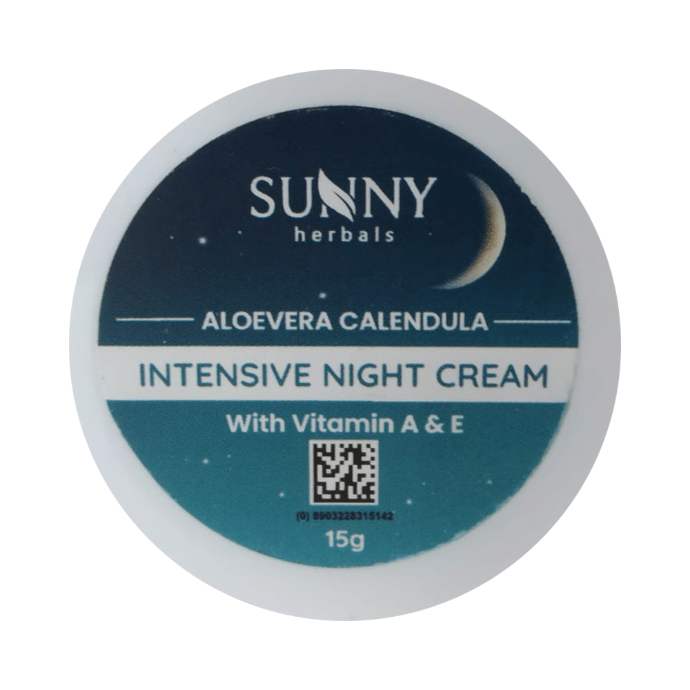 Sunny Herbals Aloevera Calendula Cream with Aloevera Calendula Intensive Night Cream Free - Image 3