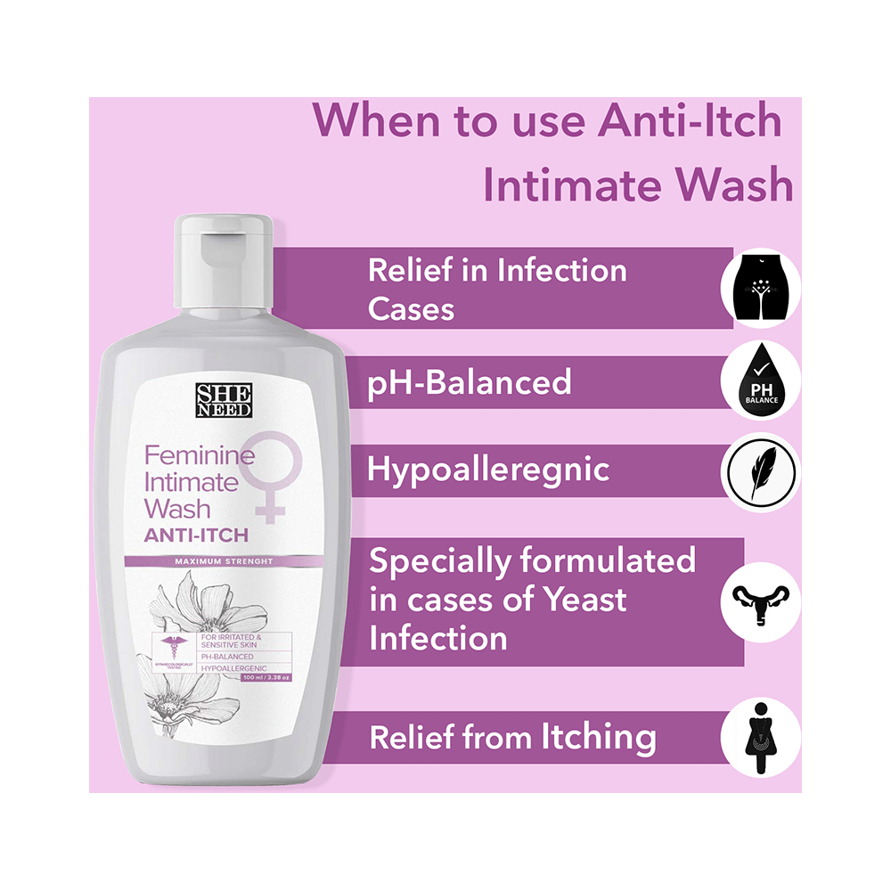SheNeed Feminine Intimate Wash Anti-Itch - Image 3