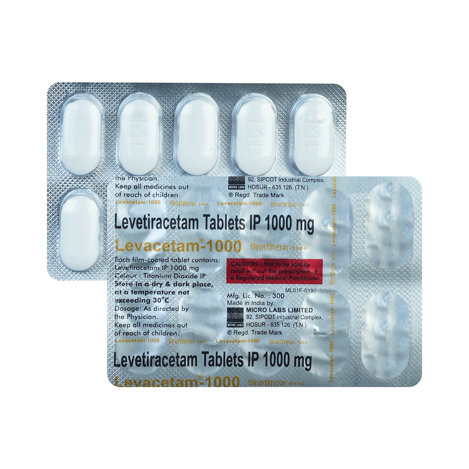 Levacetam 1000 Tablet