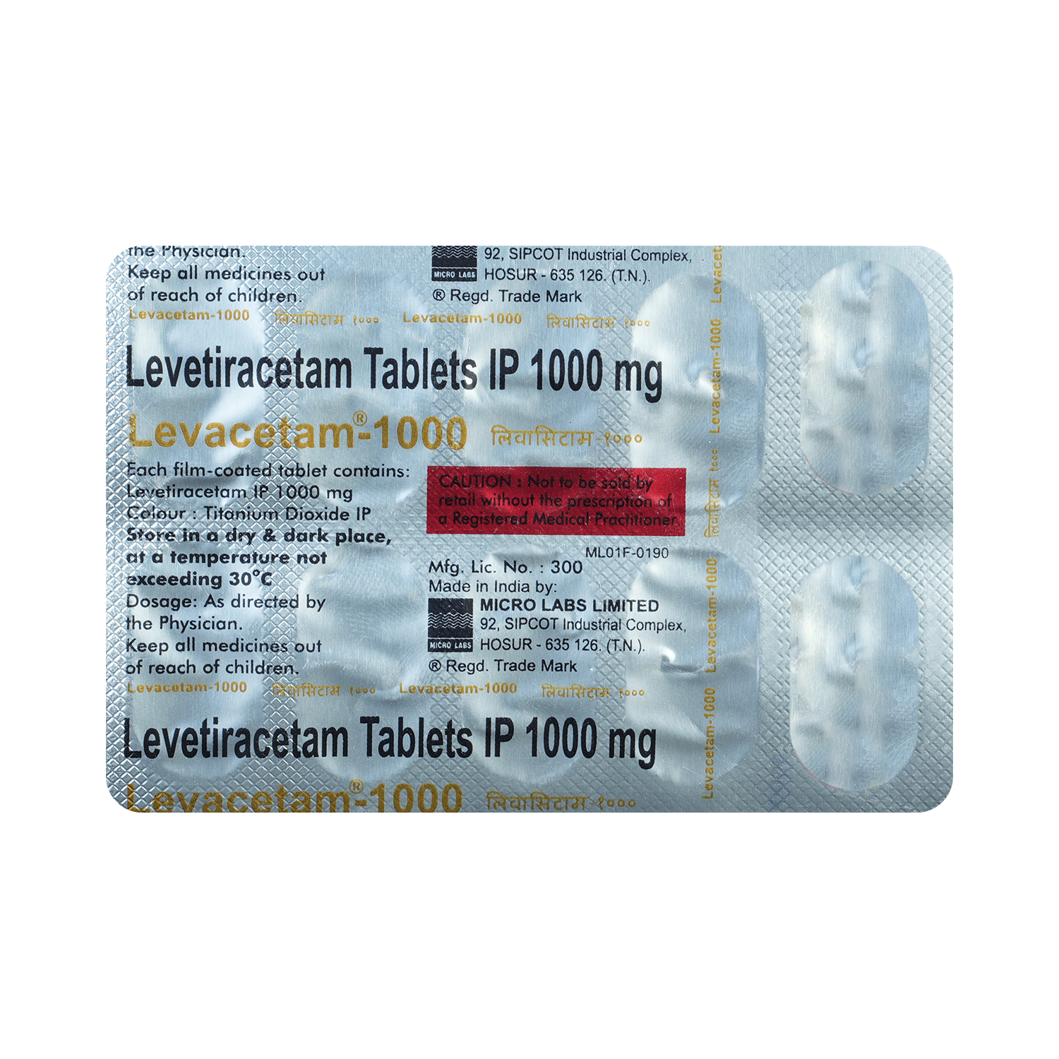 Levacetam 1000 Tablet - Image 3