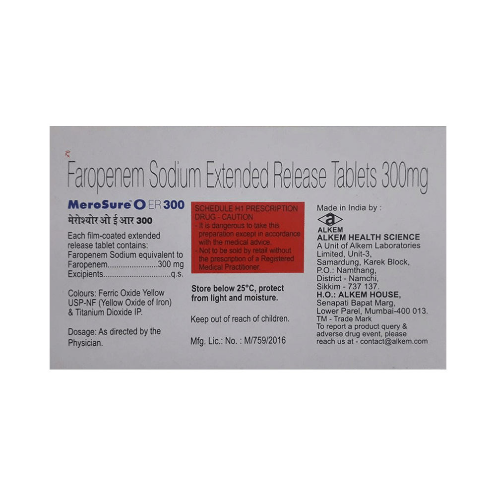 Merosure O ER 300 Tablet - Image 2