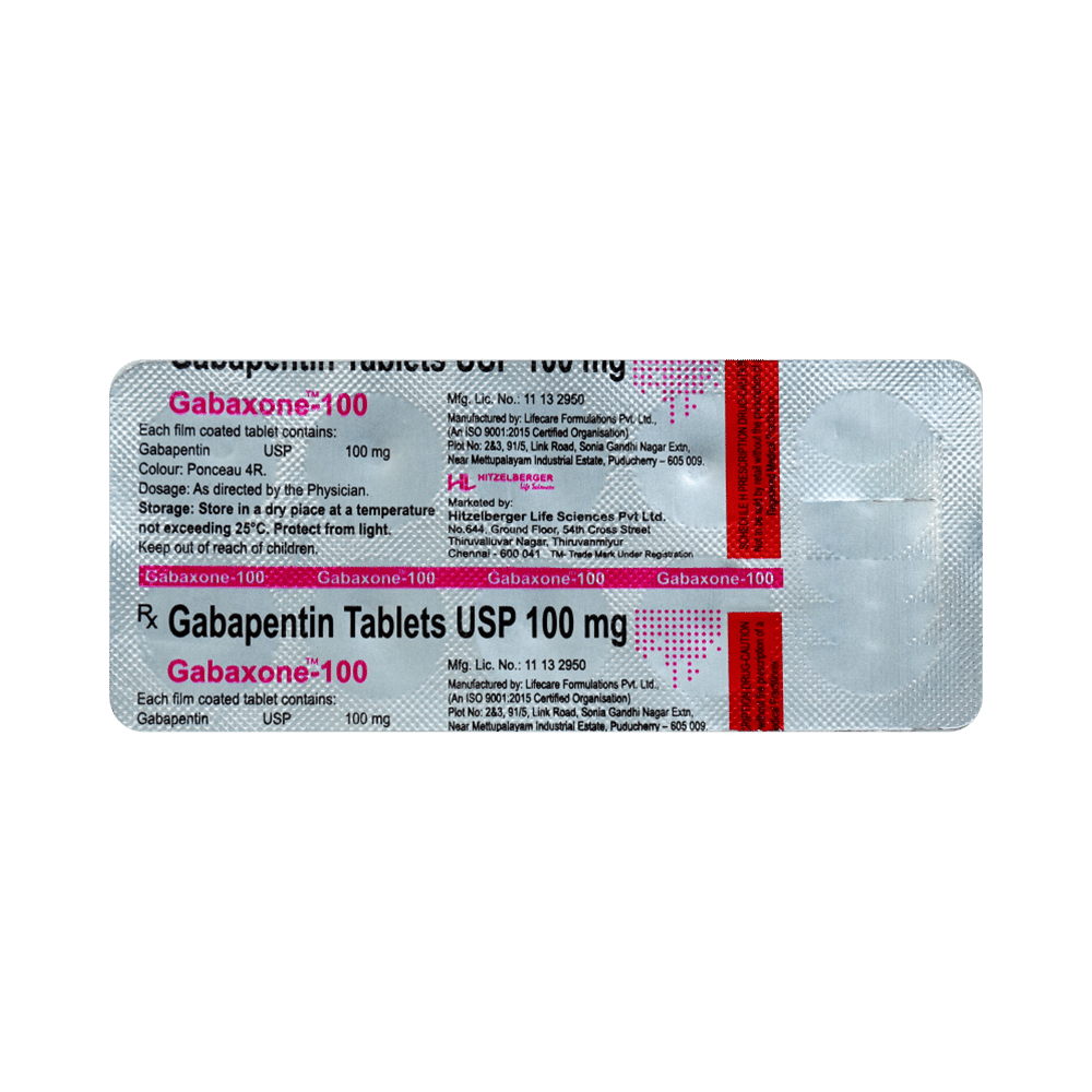Gabaxone 100 Tablet - Image 4
