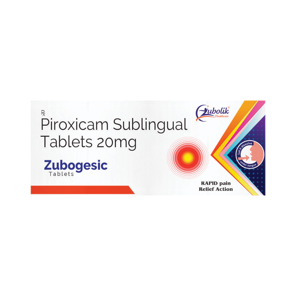Zubogesic Sublingual tablet