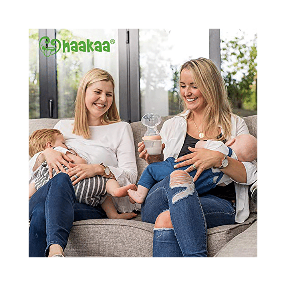 Haakaa Multifunction Silicon Breast Pump Grey - Image 3