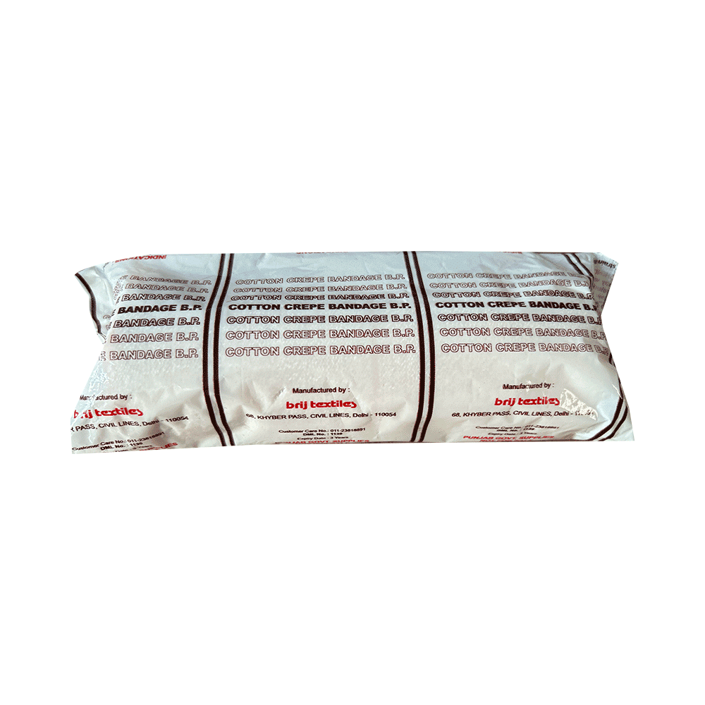 Brij Textiles Elastic Crepe Bandage 15cm x 4m - Image 3