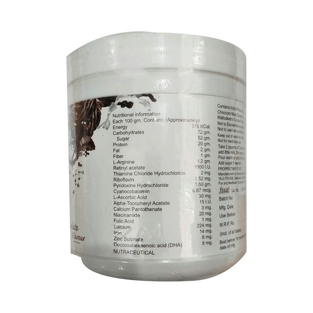 Chocopro Must Protein Powder Chocolate - Image 2