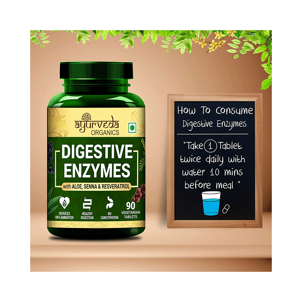 Ayurveda Organics Digestive Enzymes Vegetarian Tablet - Image 6