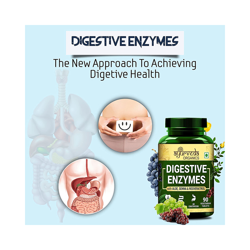 Ayurveda Organics Digestive Enzymes Vegetarian Tablet - Image 4
